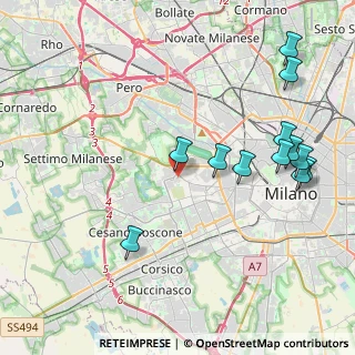 Mappa Via Giulio Ferreri, 20153 Milano MI, Italia (4.68833)