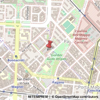 Mappa Largo Riccardo Zandonai, 3, 20145 Milano, Milano (Lombardia)