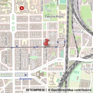 Mappa Via Giovanni Antonio Amadeo, 40, 20133 Milano, Milano (Lombardia)
