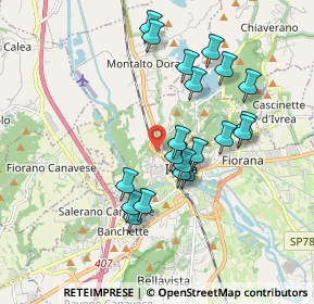 Mappa Via Castiglia, 10015 Ivrea TO, Italia (1.6775)