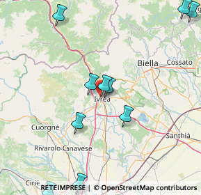 Mappa Via Castiglia, 10015 Ivrea TO, Italia (21.51455)