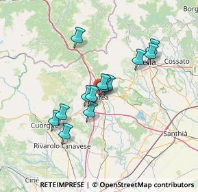 Mappa Via Castiglia, 10015 Ivrea TO, Italia (11.02462)