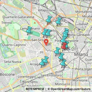 Mappa Piazzale Lorenzo Lotto, 20148 Milano MI, Italia (1.7213333333333)