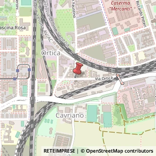 Mappa Via Ortica,  1, 20134 Milano, Milano (Lombardia)