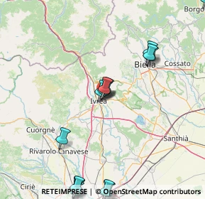 Mappa Via Cascinette, 10015 Ivrea TO, Italia (21.47706)