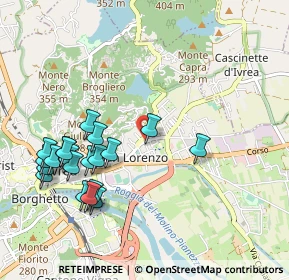 Mappa Via Cascinette, 10015 Ivrea TO, Italia (1.0945)