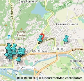 Mappa Via Cascinette, 10015 Ivrea TO, Italia (0.741)