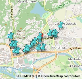 Mappa Via Cascinette, 10015 Ivrea TO, Italia (0.447)