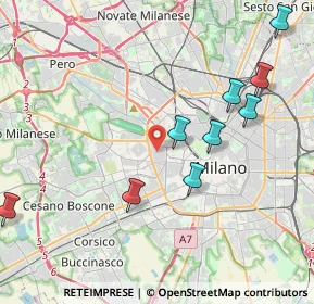 Mappa Via Gaetano Previati, 20149 Milano MI, Italia (5.33818)