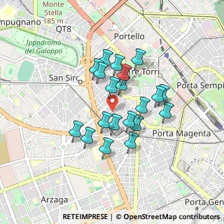 Mappa Via Gaetano Previati, 20149 Milano MI, Italia (0.687)