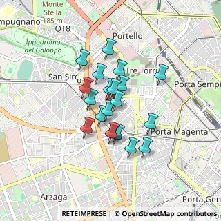 Mappa Via Gaetano Previati, 20149 Milano MI, Italia (0.615)