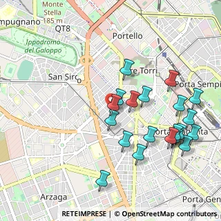 Mappa Via Gaetano Previati, 20149 Milano MI, Italia (1.0645)