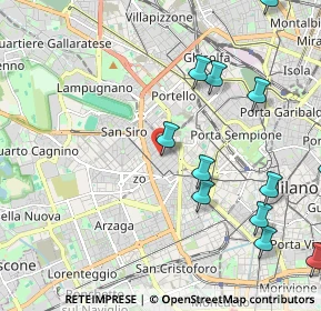 Mappa Via Angelo Morbelli, 20149 Milano MI, Italia (2.60167)
