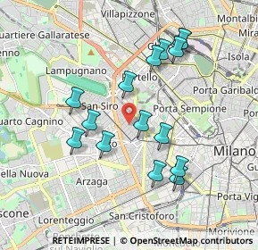 Mappa Via Gaetano Previati, 20149 Milano MI, Italia (1.76533)