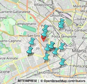 Mappa Via Gaetano Previati, 20149 Milano MI, Italia (1.47786)