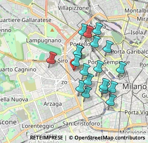 Mappa Via Angelo Morbelli, 20149 Milano MI, Italia (1.48842)