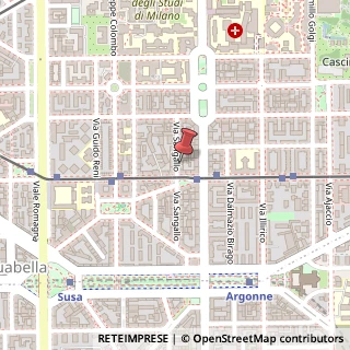 Mappa Via Sangallo, 30, 20133 Milano, Milano (Lombardia)