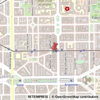 Mappa Via Giovanni Briosi, 12, 20133 Milano, Milano (Lombardia)