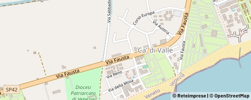 Mappa Cavallino-Treporti
