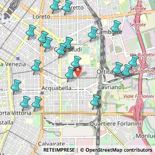 Mappa Via Gaspare Aselli, 20133 Milano MI, Italia (1.215)