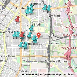 Mappa Via Gaspare Aselli, 20133 Milano MI, Italia (1.1345)
