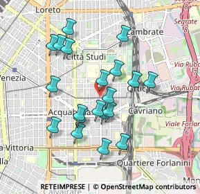 Mappa Via Aselli Gaspare, 20133 Milano MI, Italia (0.8355)