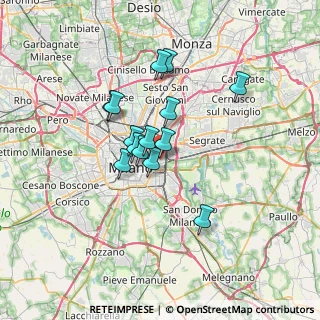 Mappa Via Gaspare Aselli, 20133 Milano MI, Italia (5.10571)