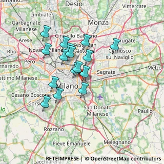 Mappa Via Gaspare Aselli, 20133 Milano MI, Italia (5.955)
