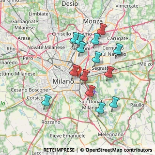 Mappa Via Gaspare Aselli, 20133 Milano MI, Italia (6.77429)