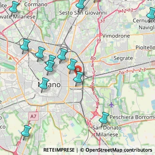 Mappa Via Gaspare Aselli, 20133 Milano MI, Italia (5.535)