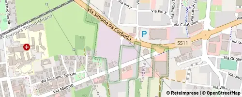 Mappa Ossona
