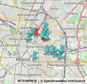 Mappa Via Francesco Redi, 20129 Pogliano Milanese MI, Italia (1.19308)