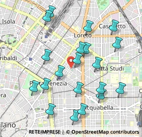 Mappa Via Francesco Redi, 20129 Pogliano Milanese MI, Italia (1.0375)