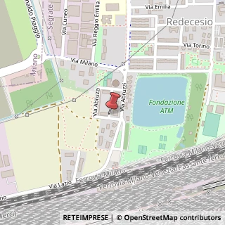 Mappa Via Abruzzi,  58, 20090 Segrate, Milano (Lombardia)