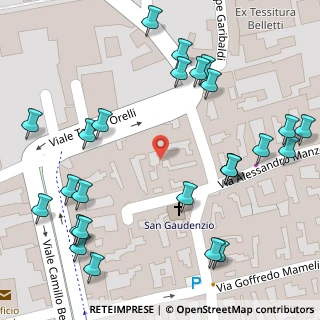 Mappa Viale Teresa Orelli, 28066 Galliate NO, Italia (0.08538)