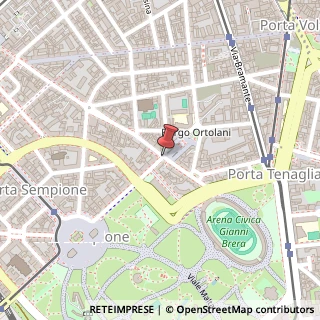 Mappa Via Cesare Cesariano,  8, 20154 Milano, Milano (Lombardia)