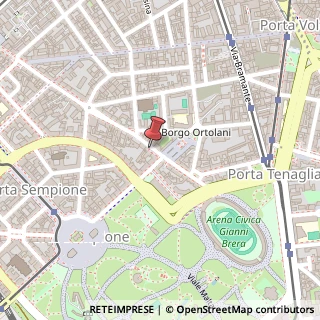 Mappa Via Luigi Canonica, 89, 20154 Milano, Milano (Lombardia)