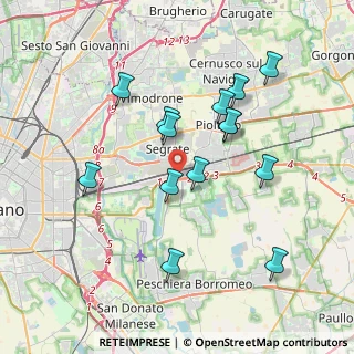 Mappa Strada Rivoltana, 20090 Milano MI (3.58571)