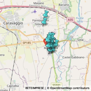 Mappa Via Ponchielli, 24050 Mozzanica BG, Italia (0.77375)
