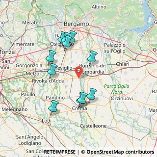 Mappa Via Ponchielli, 24050 Mozzanica BG, Italia (13.68818)