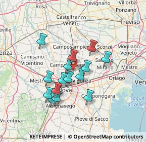 Mappa Via Marconi, 35011 Campodarsego PD, Italia (11.29333)