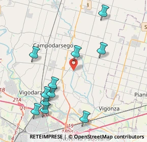 Mappa Via Marconi, 35011 Campodarsego PD, Italia (4.58455)