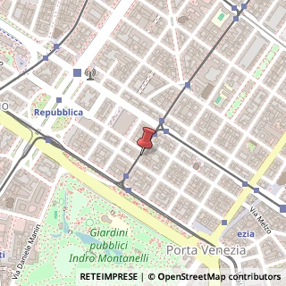 Mappa Via Vittorio Veneto, 16, 20124 Milano, Milano (Lombardia)