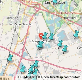 Mappa 25010 Borgosatollo BS, Italia (2.63467)