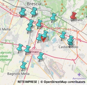 Mappa 25010 Borgosatollo BS, Italia (4.07722)