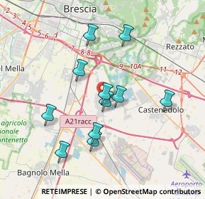 Mappa 25010 Borgosatollo BS, Italia (3.30636)