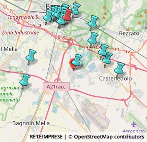 Mappa 25010 Borgosatollo BS, Italia (4.634)