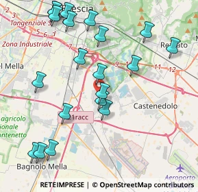 Mappa 25010 Borgosatollo BS, Italia (4.6315)