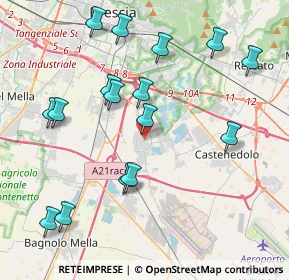 Mappa 25010 Borgosatollo BS, Italia (4.36938)