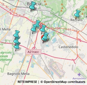 Mappa 25010 Borgosatollo BS, Italia (3.74182)